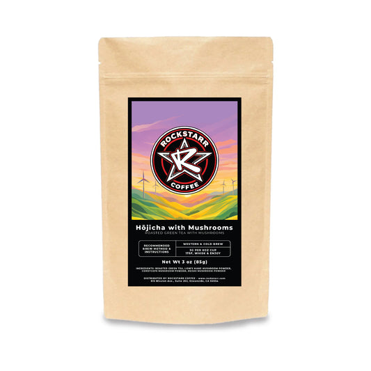 Hōjicha Powder with Mushrooms